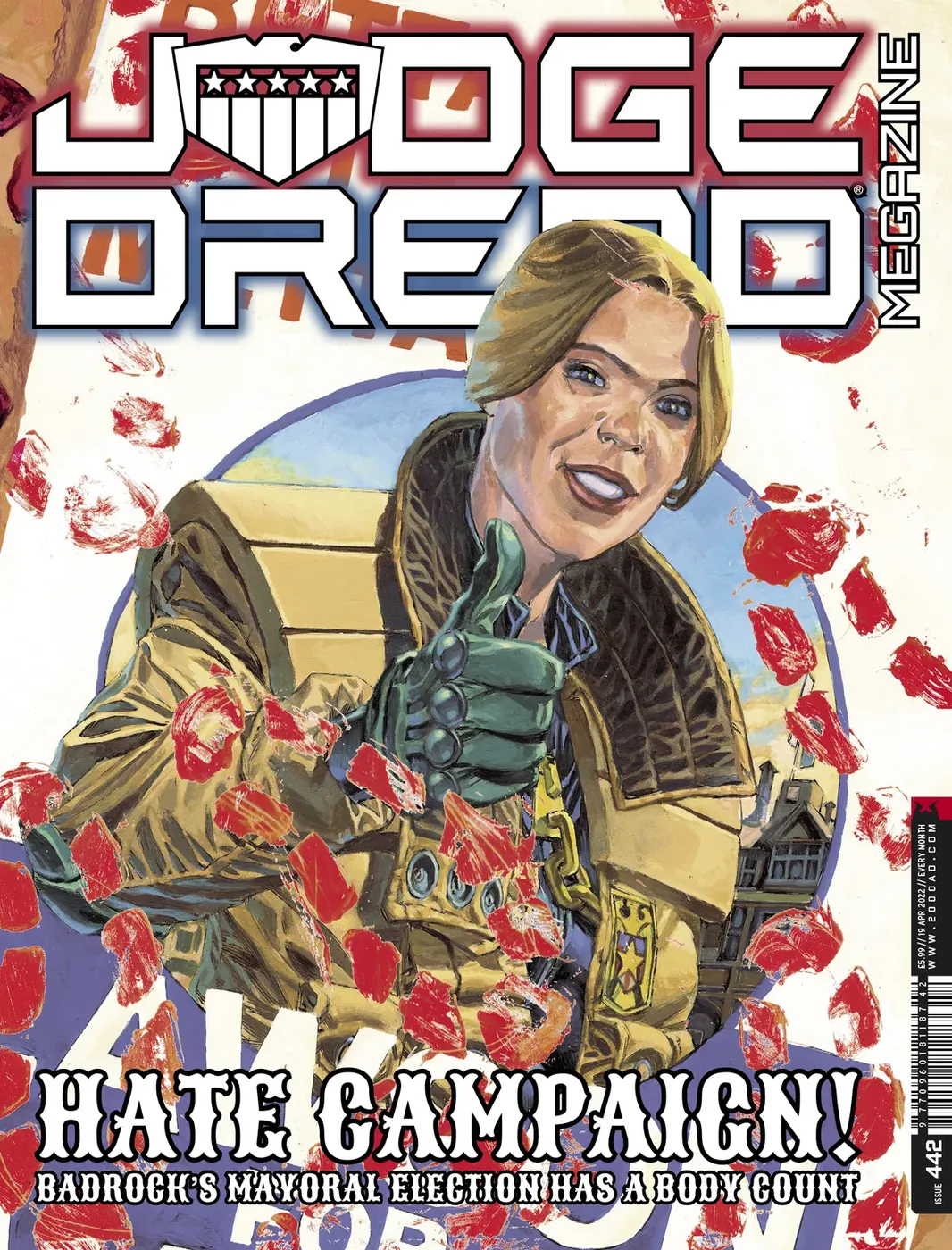 Cover of Judge Dredd Megazine #442