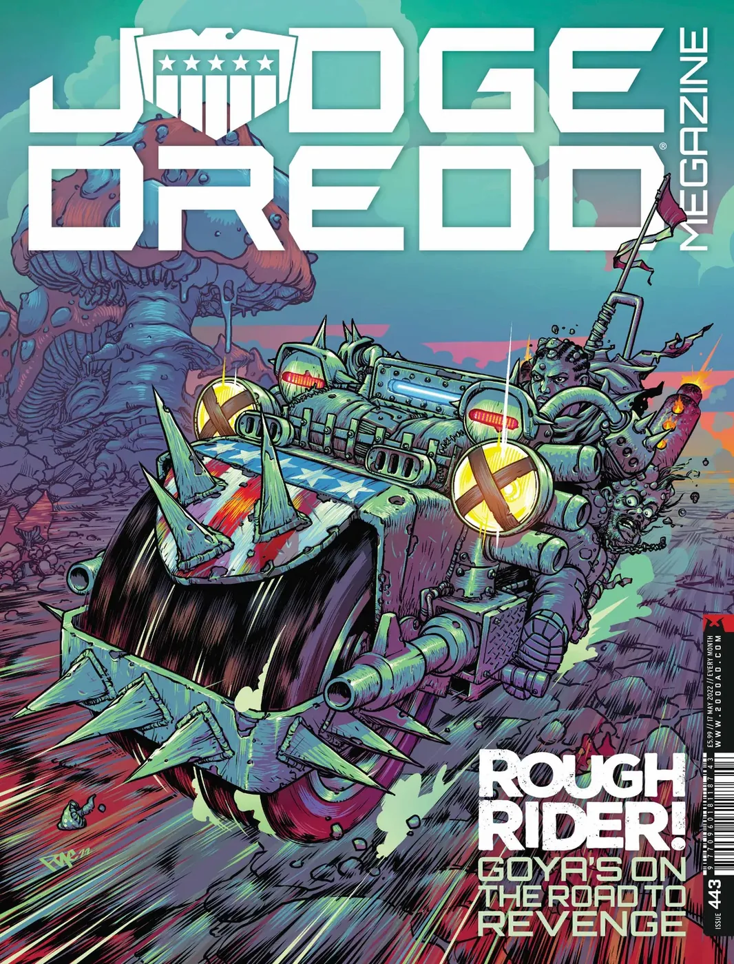 Cover of Judge Dredd Megazine #443