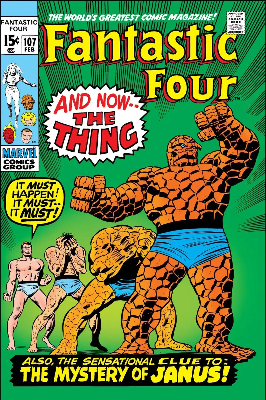 Cover of Fantastic Four #107