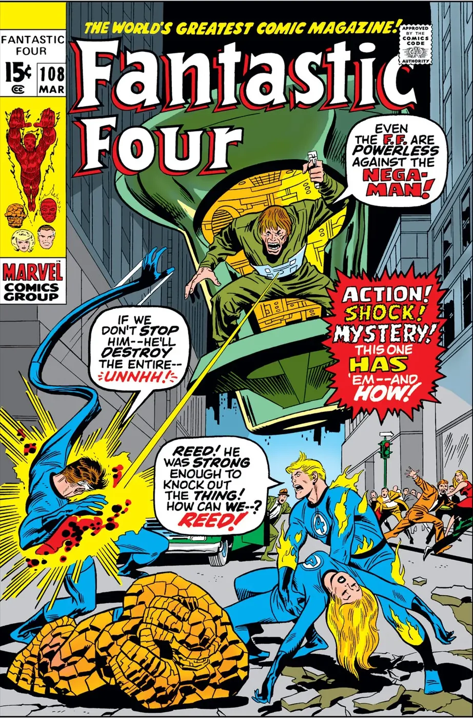 Cover of Fantastic Four #108