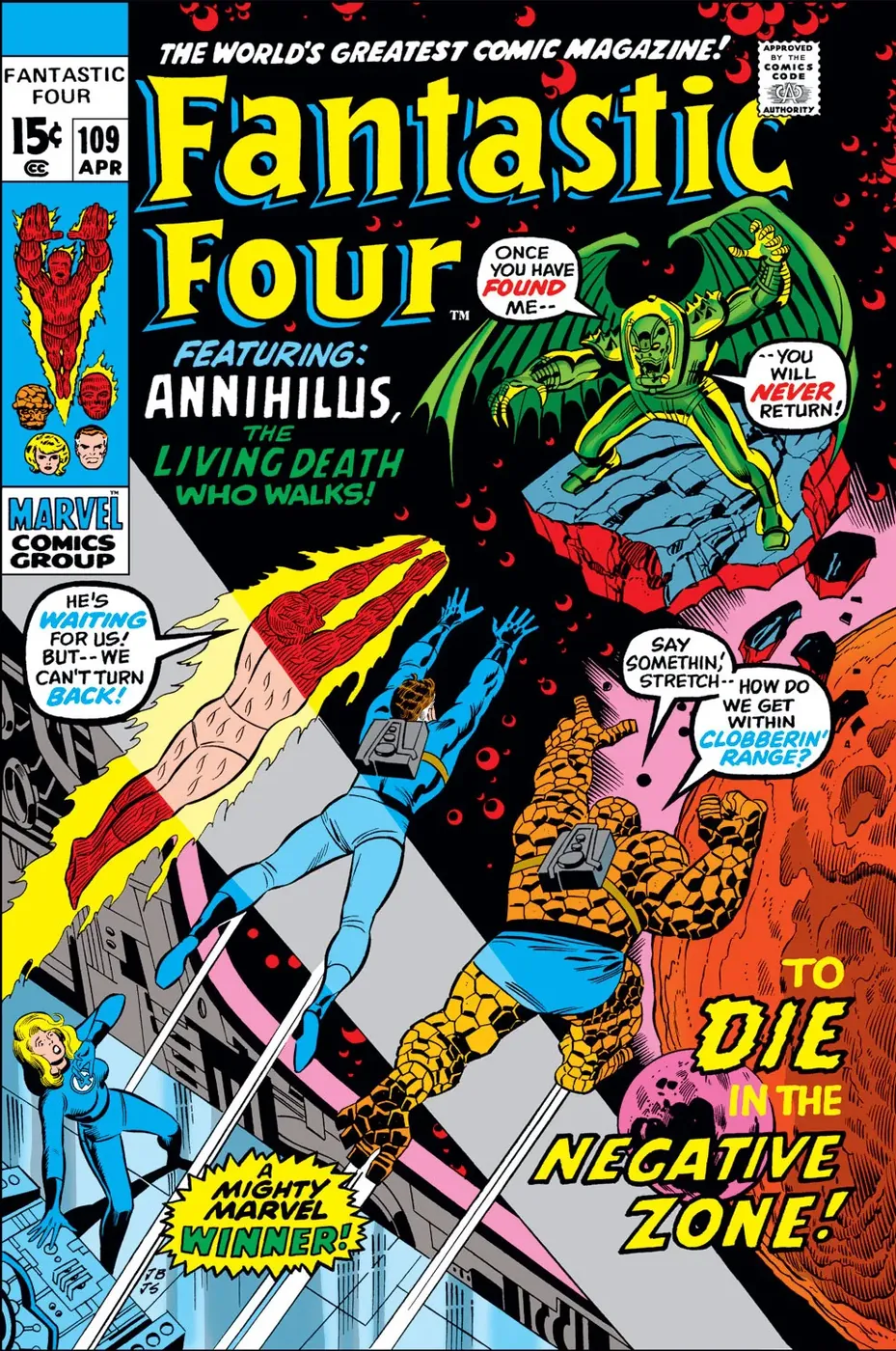 Cover of Fantastic Four #109