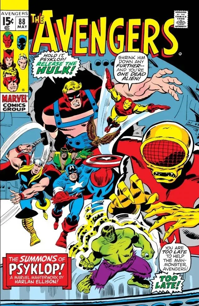 Cover of The Avengers #88