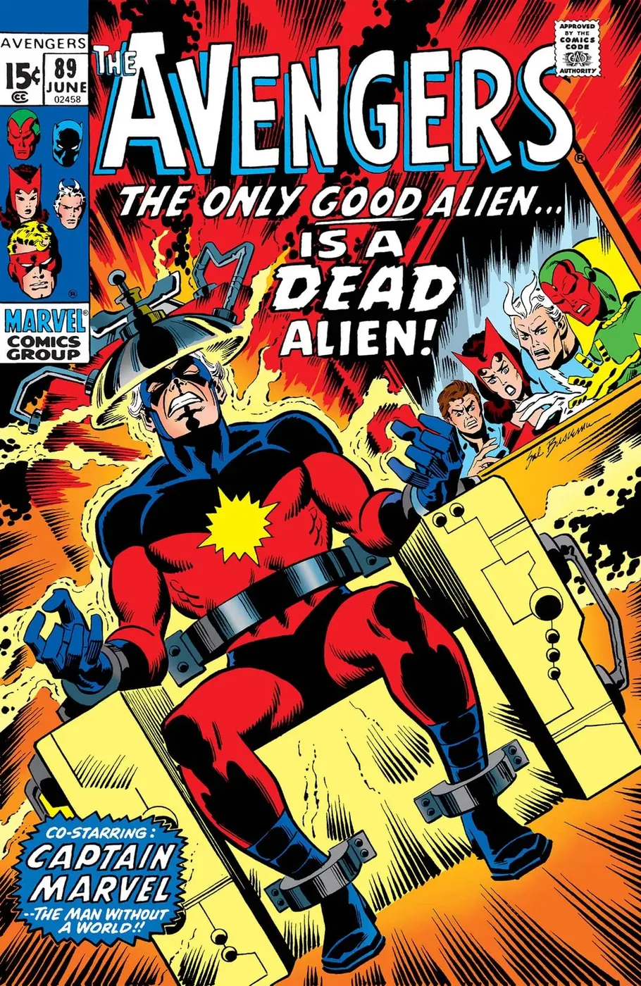 Cover of The Avengers #89