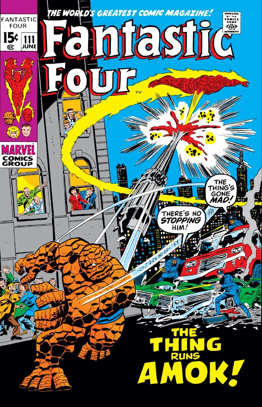 Cover of Fantastic Four #111