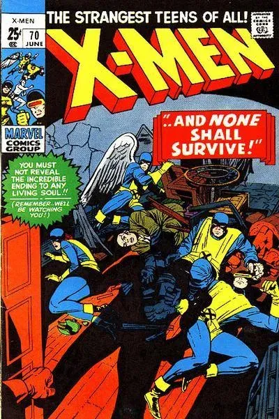 Cover of The X-Men #70
