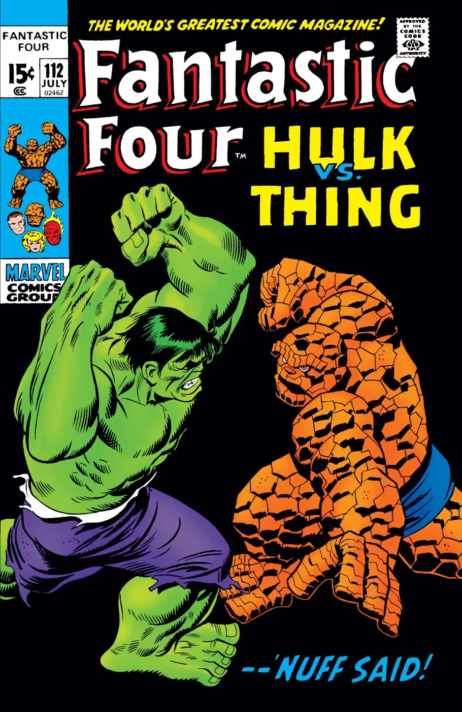 Cover of Fantastic Four #112