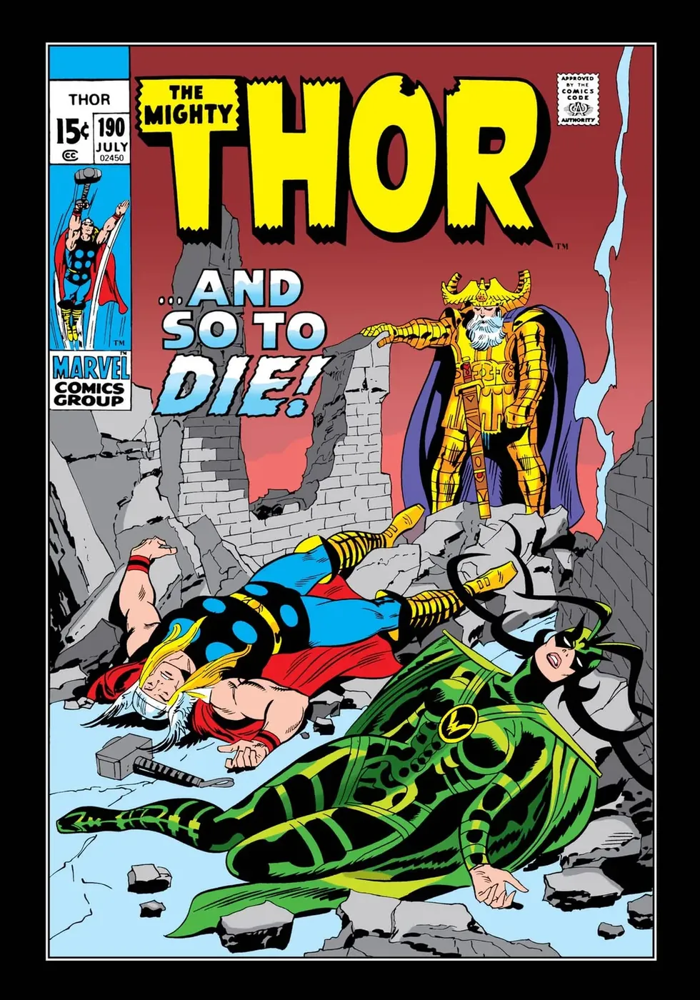 Cover of Thor #190