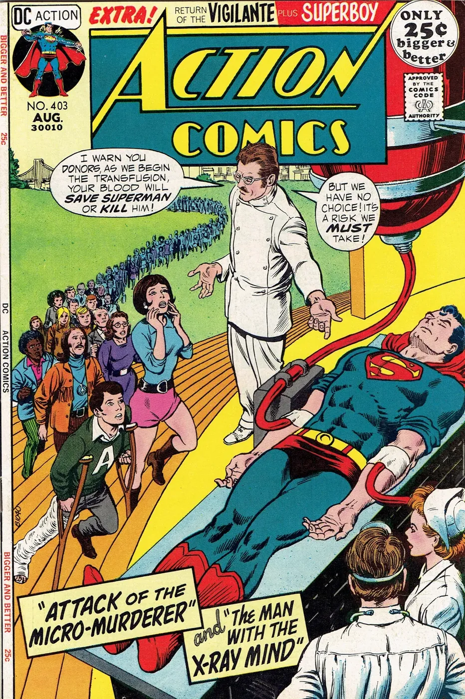 Cover of Action Comics #403