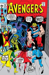 Cover of The Avengers #91