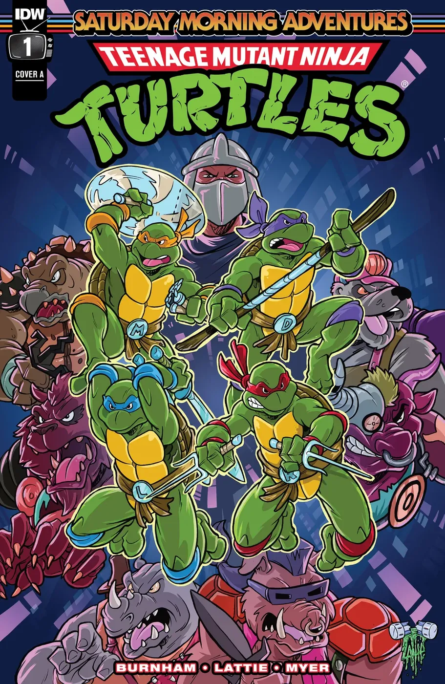 Cover of Teenage Mutant Ninja Turtles: Saturday Morning Adventures #1