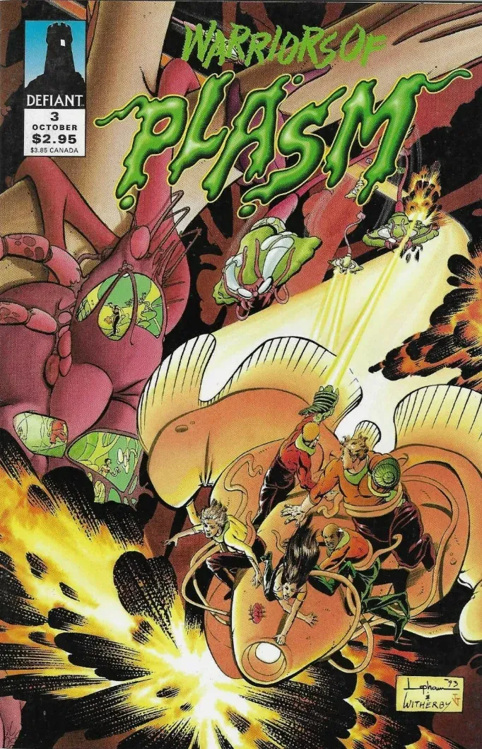 Cover of Warriors of Plasm #3