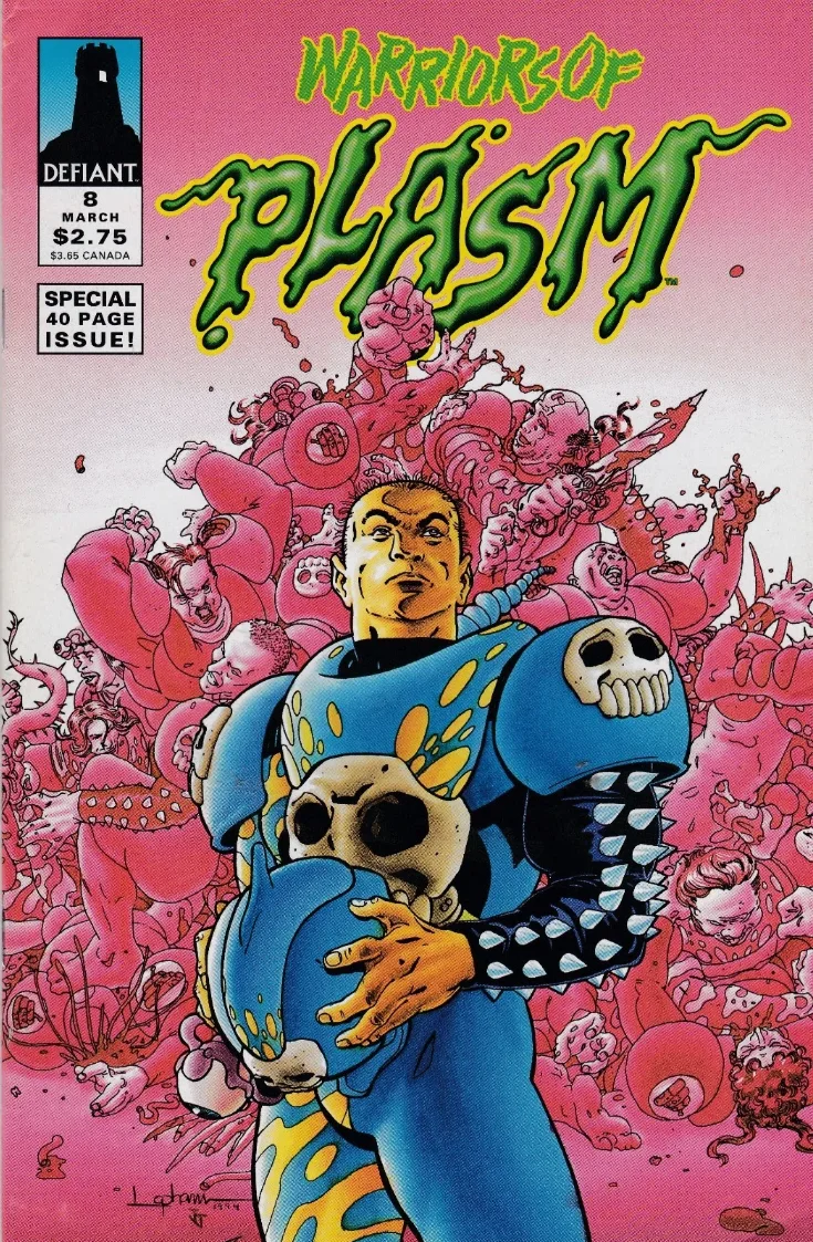 Cover of Warriors of Plasm #8