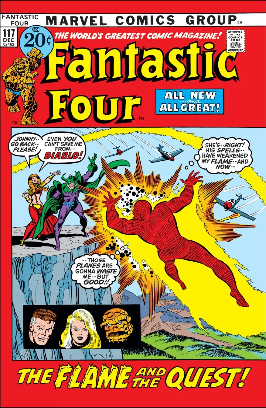 Cover of Fantastic Four #117