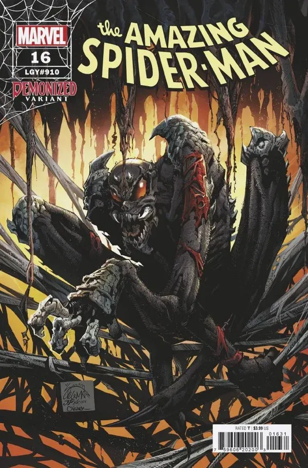 Cover of The Amazing Spider-Man #16 (910)