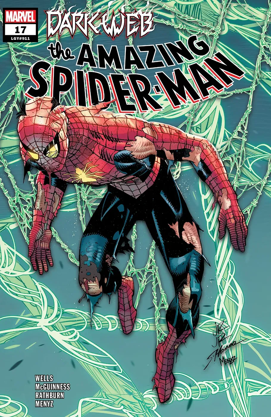 Cover of The Amazing Spider-Man #17 (911)