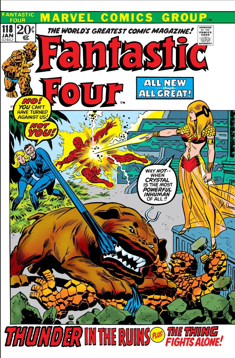 Cover of Fantastic Four #118