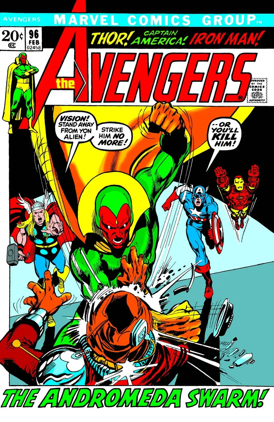 Cover of The Avengers #96