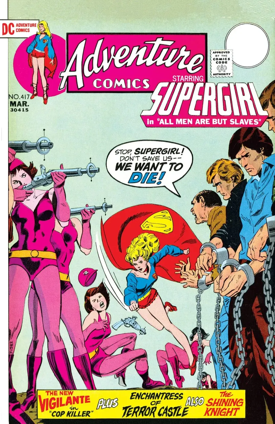Cover of Adventure Comics #417