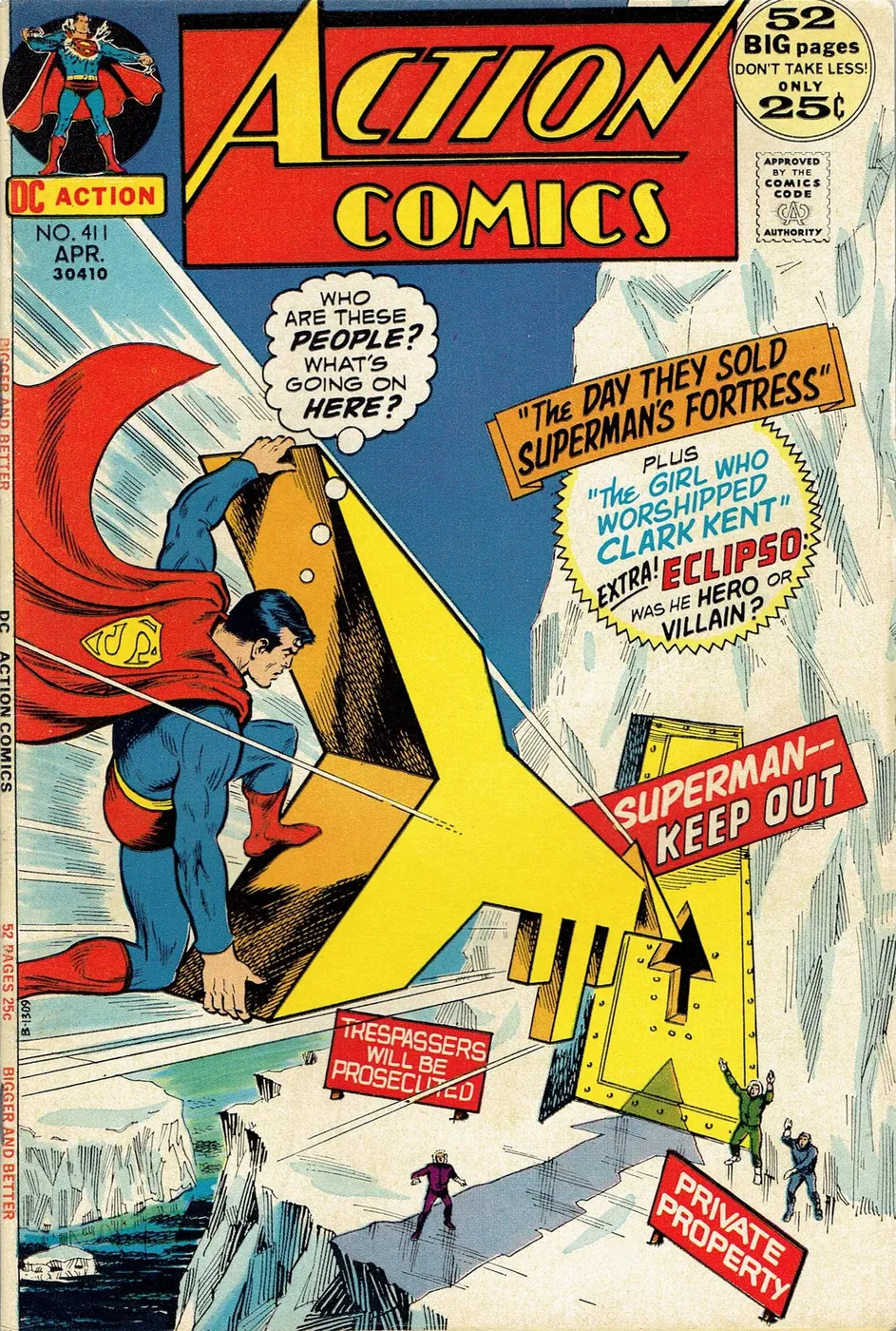 Cover of Action Comics #411
