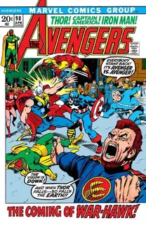 Cover of The Avengers #98