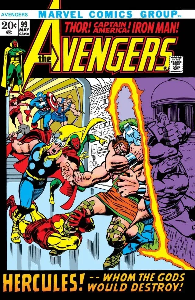 Cover of The Avengers #99