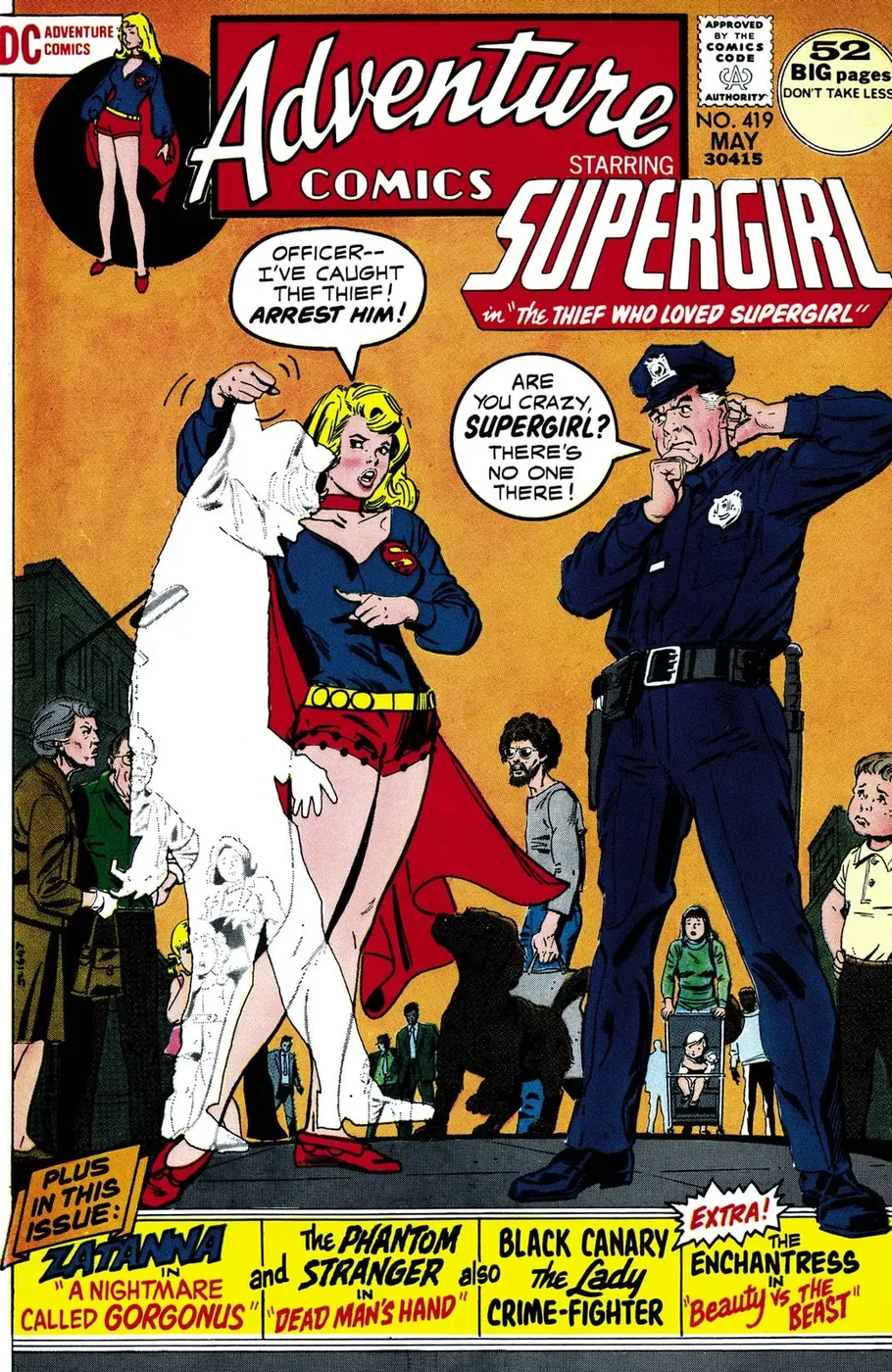 Cover of Adventure Comics #419