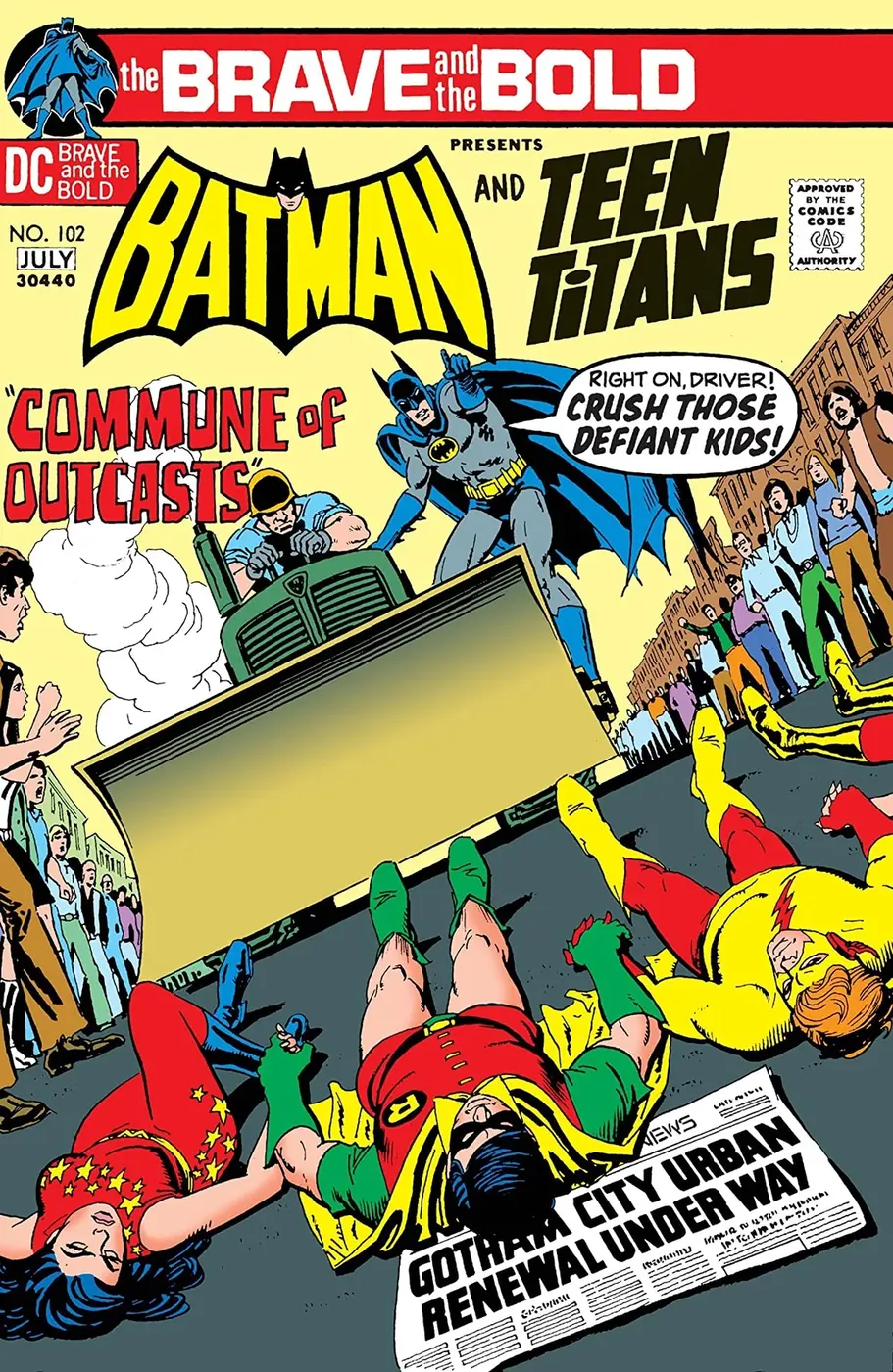 Cover of The Brave and the Bold #102