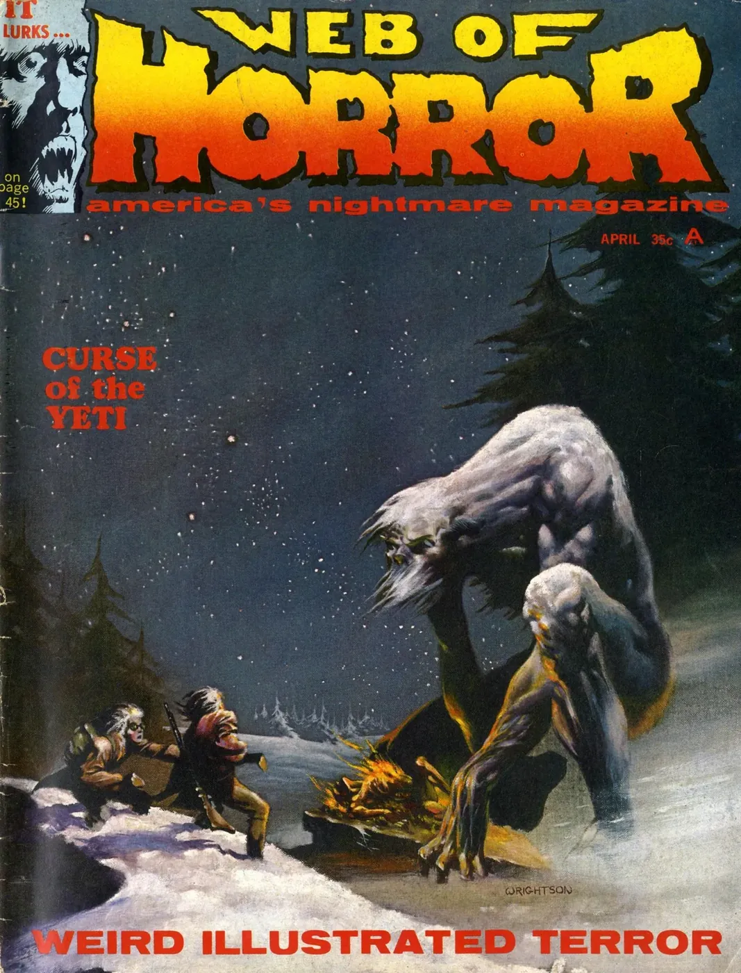 Cover of Web of Horror #3