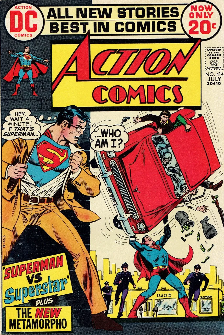 Cover of Action Comics #414