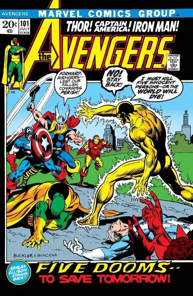 Cover of The Avengers #101