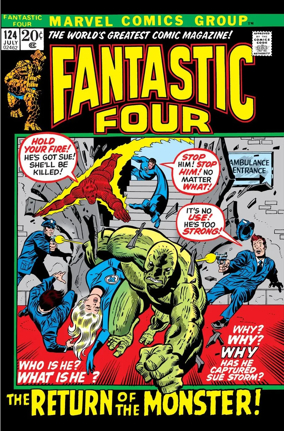Cover of Fantastic Four #124