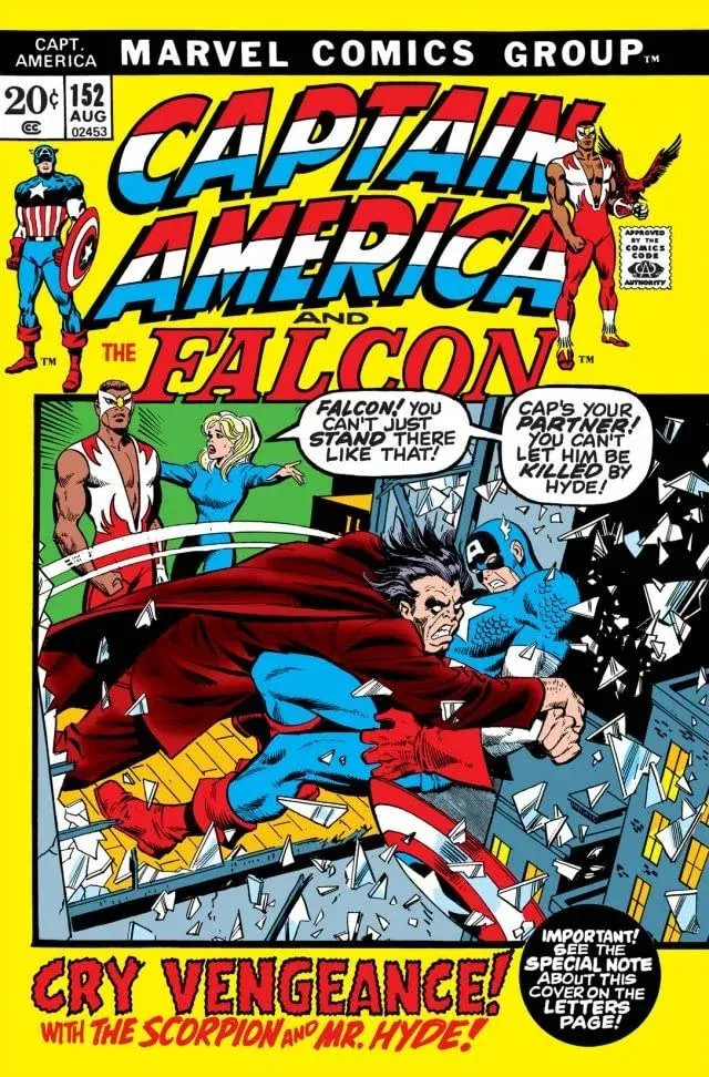 Cover of Captain America #152