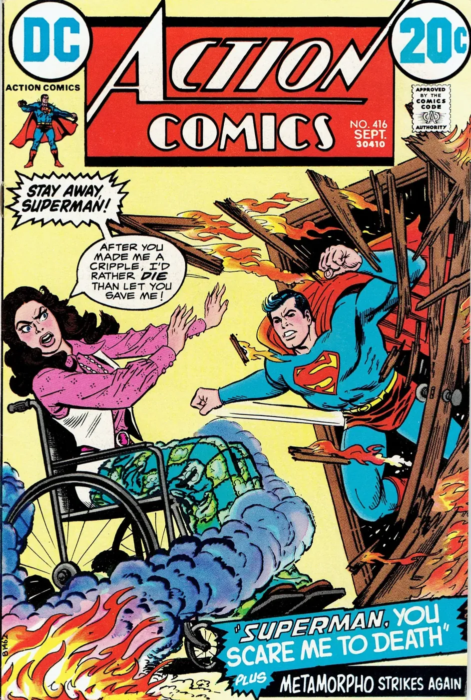 Cover of Action Comics #416