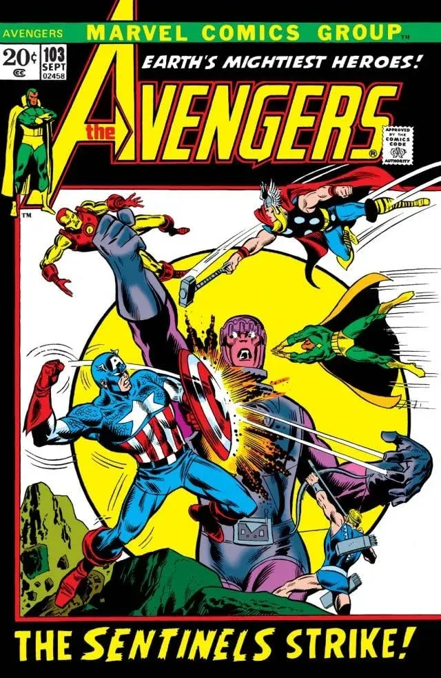Cover of The Avengers #103