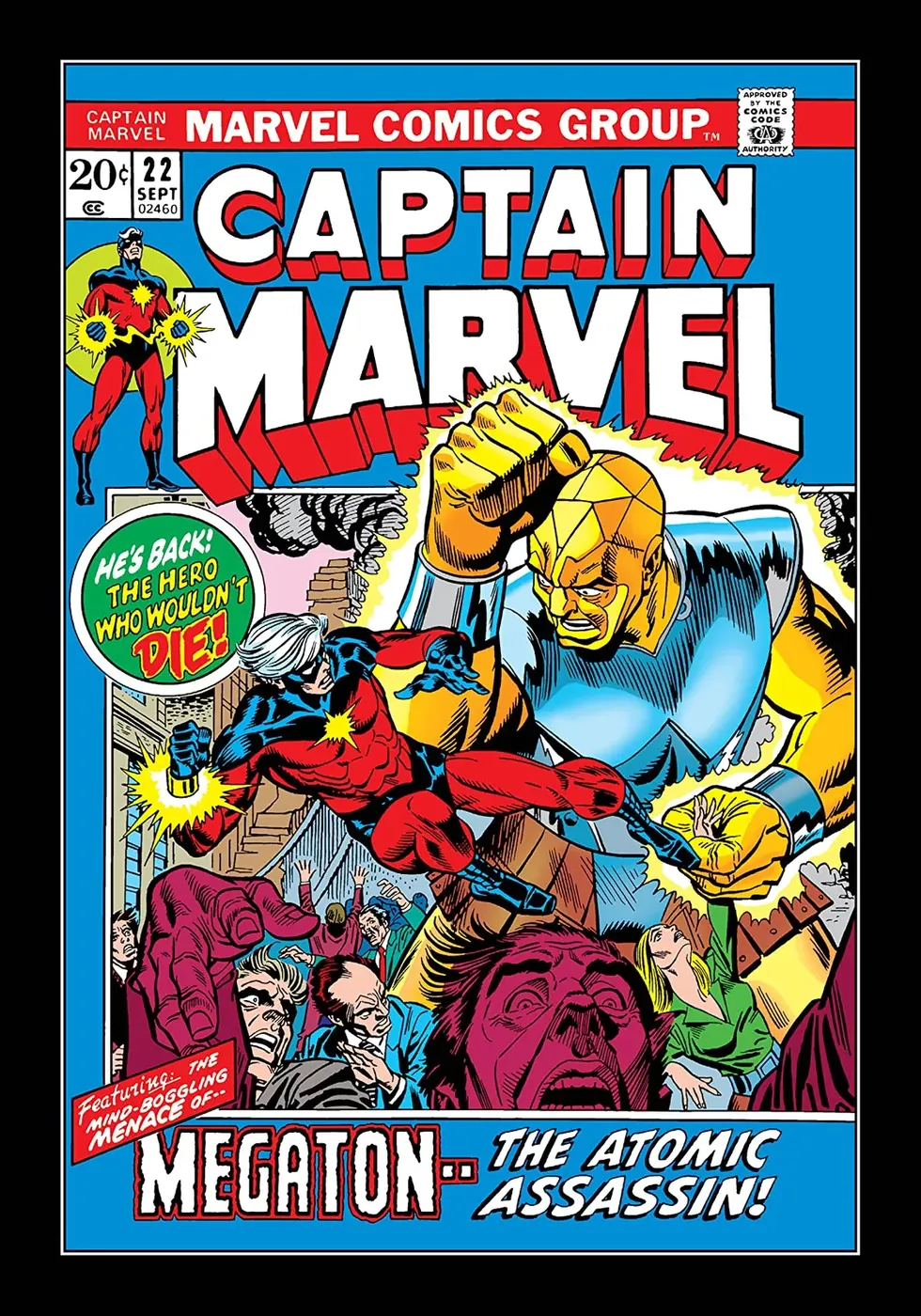 Cover of Captain Marvel #22