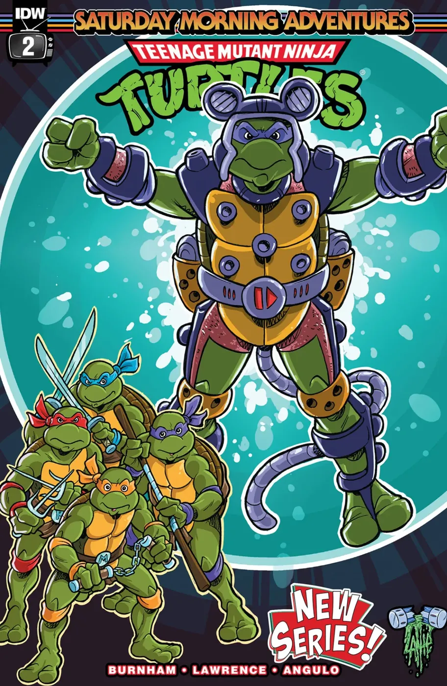 Cover of Teenage Mutant Ninja Turtles: Saturday Morning Adventures #1