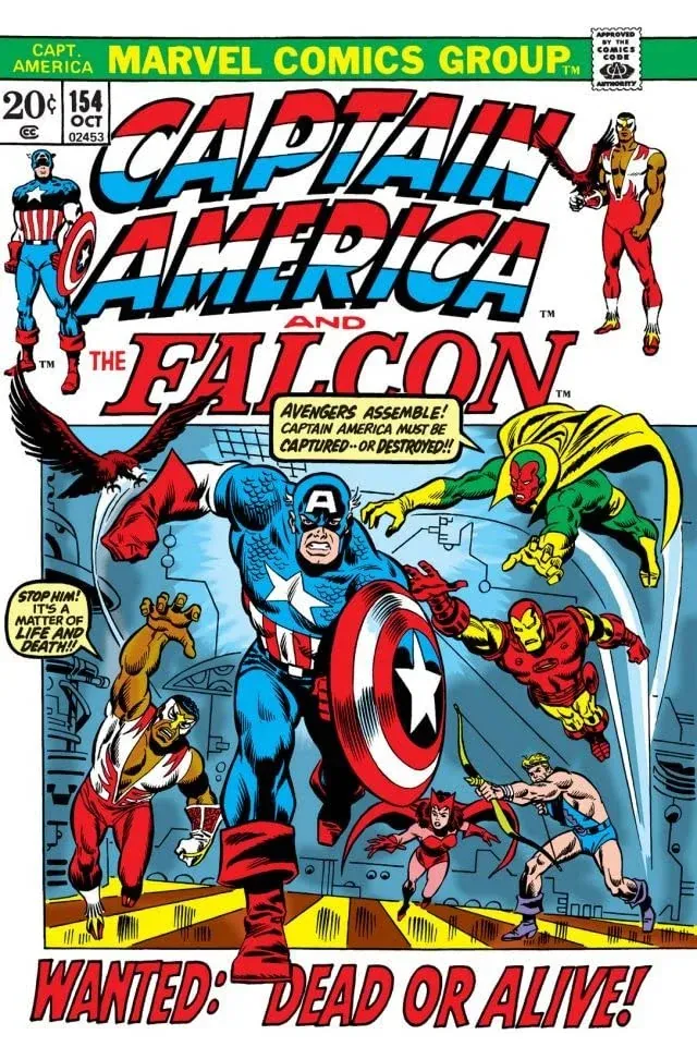 Cover of Captain America #154