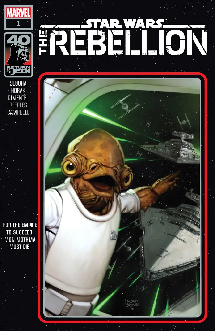 Cover of Star Wars: Return of the Jedi - The Rebellion #1