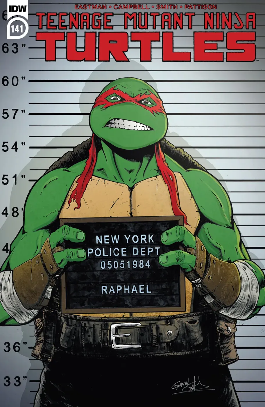 Cover of Teenage Mutant Ninja Turtles #141