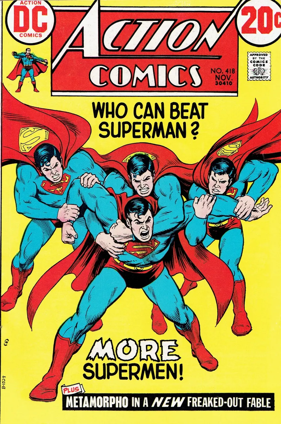 Cover of Action Comics #418