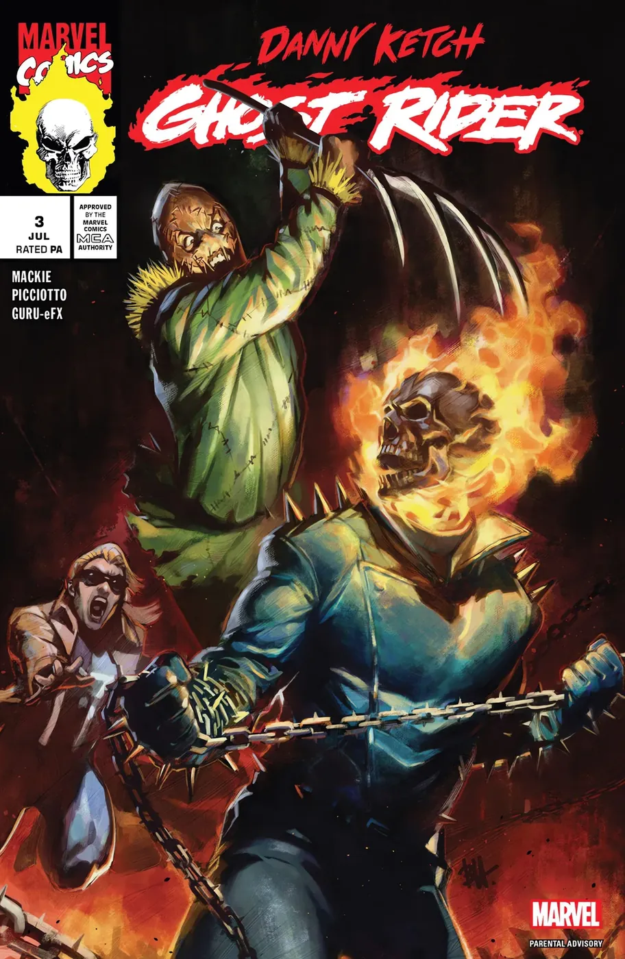 Cover of Danny Ketch: Ghost Rider #3