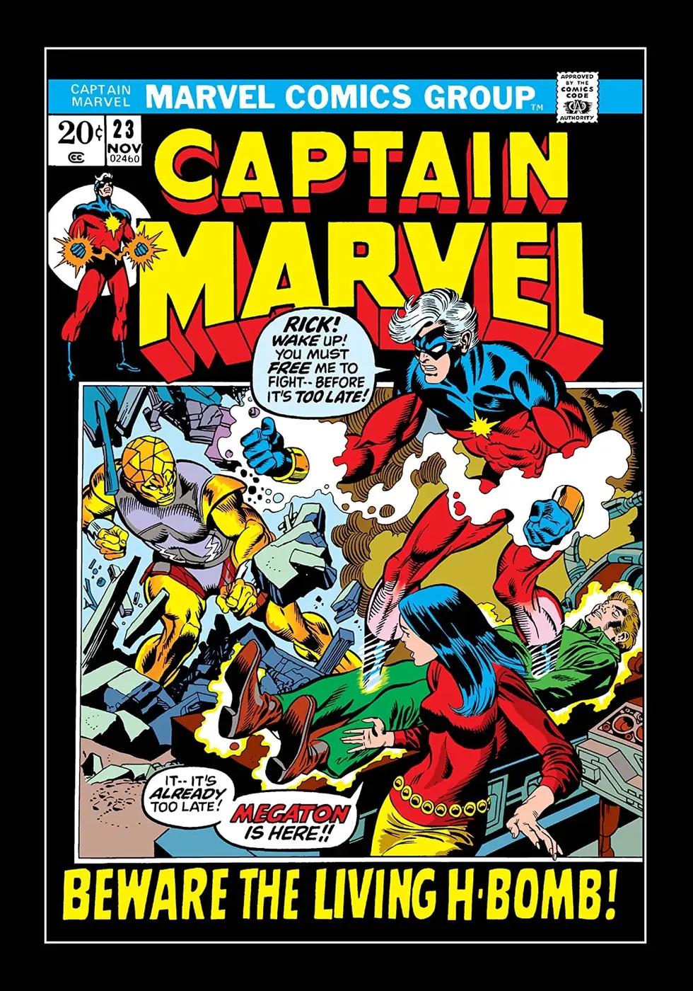 Cover of Captain Marvel #23