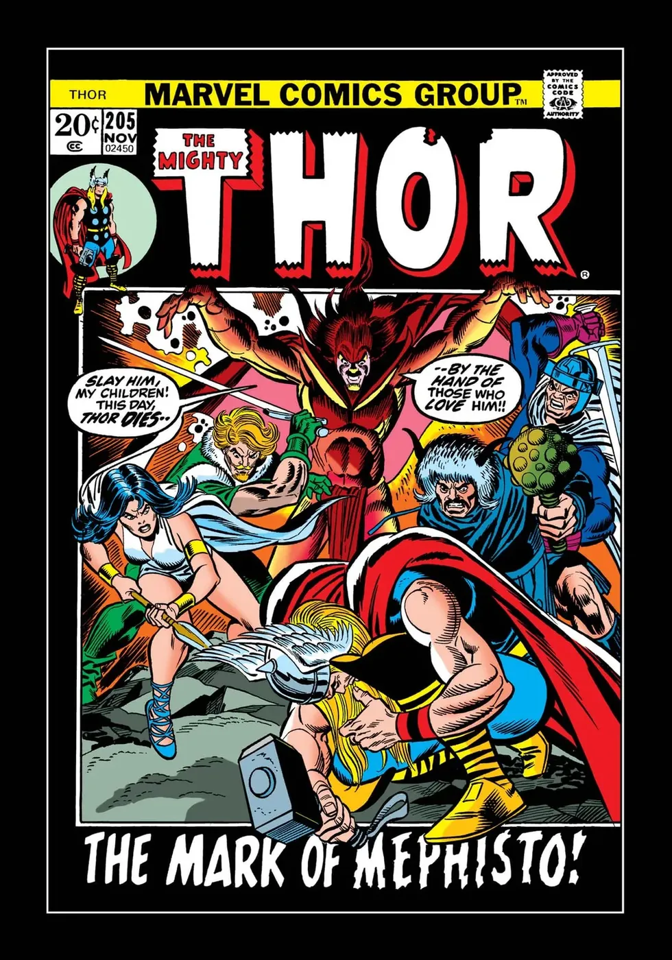 Cover of Thor #205