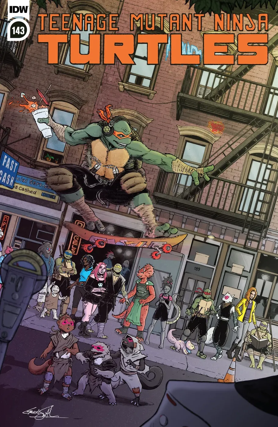Cover of Teenage Mutant Ninja Turtles #143