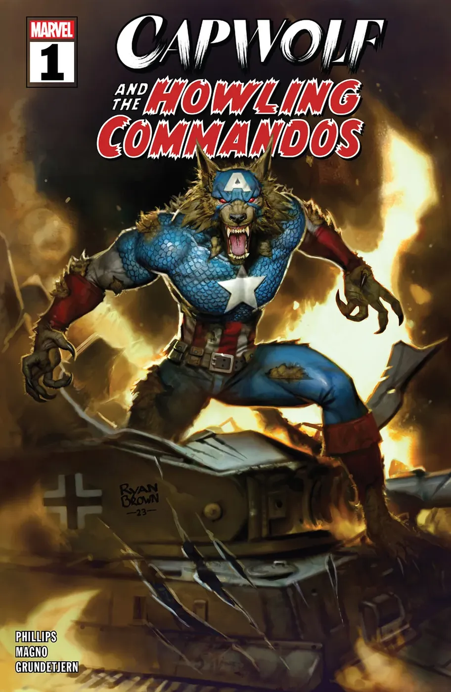 Cover of Capwolf & the Howling Commandos #1