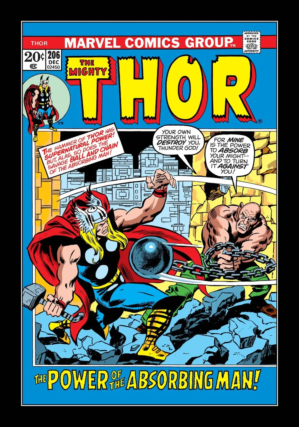 Cover of Thor #206