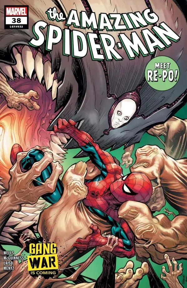 Cover of The Amazing Spider-Man #38 (932)