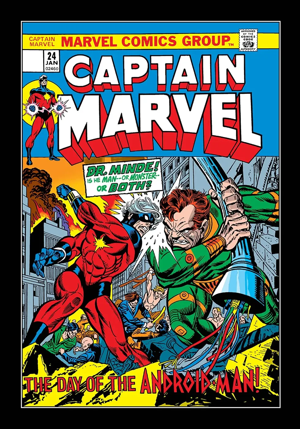 Cover of Captain Marvel #24