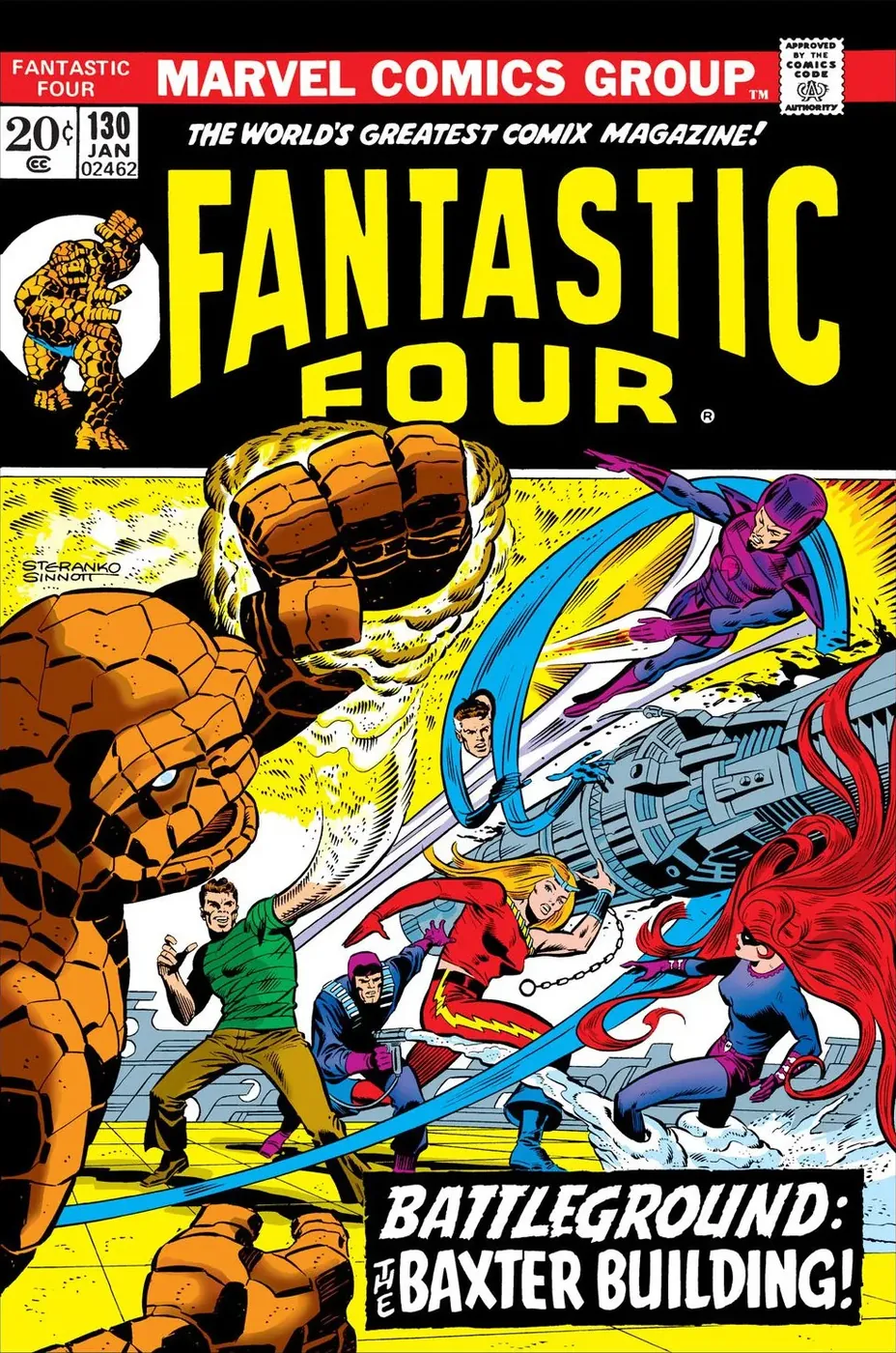 Cover of Fantastic Four #130