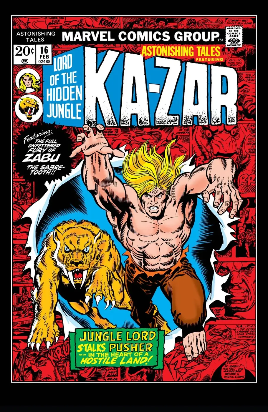 Cover of Astonishing Tales #16